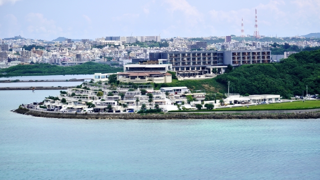 瀬長島ウミカジテラスの風景